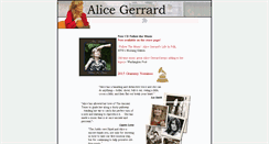 Desktop Screenshot of alicegerrard.com