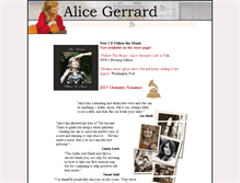 Tablet Screenshot of alicegerrard.com